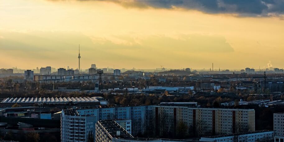Luftbild Berliner Skyline