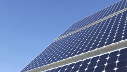 Solarpark Detailansicht