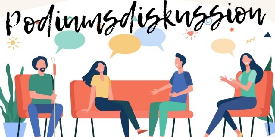 Zeichnung einer Gesprächsgruppe