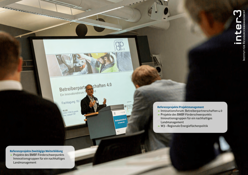 Vortragssituation beim Workshop