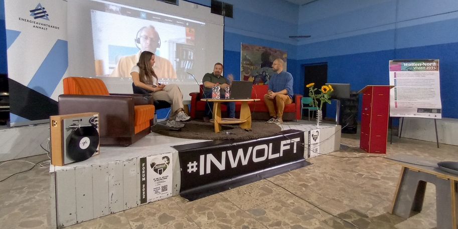 Ansicht einer Podiumdiskussion