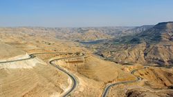 Ansicht von Wadi Mujib