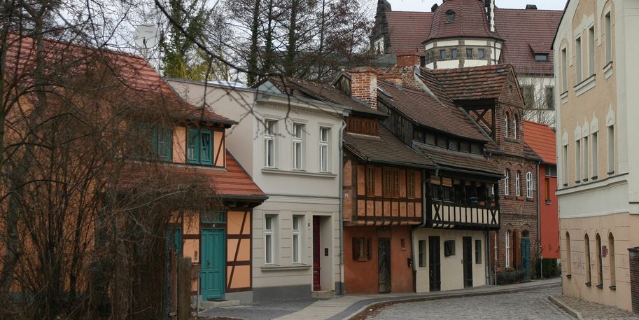ANsicht der Uferstraße in Cottbus