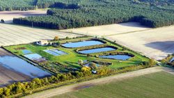 Ansicht Teichkläranlage Uebigau-Wahrenbrück