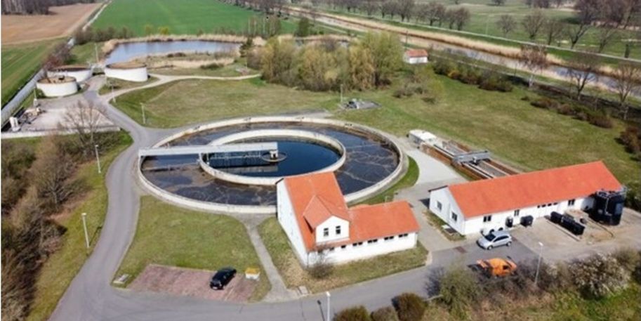 Ansicht der Kläeanlage Uebigau