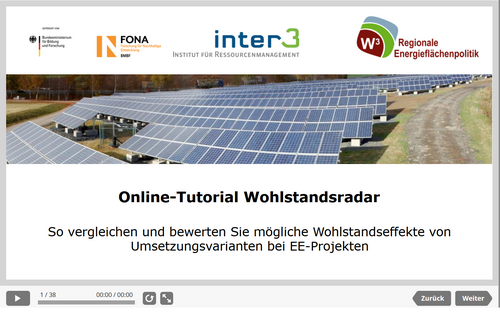 Startseite des Online-Tutorials