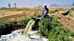 Anischt Wasserlauf im Iran