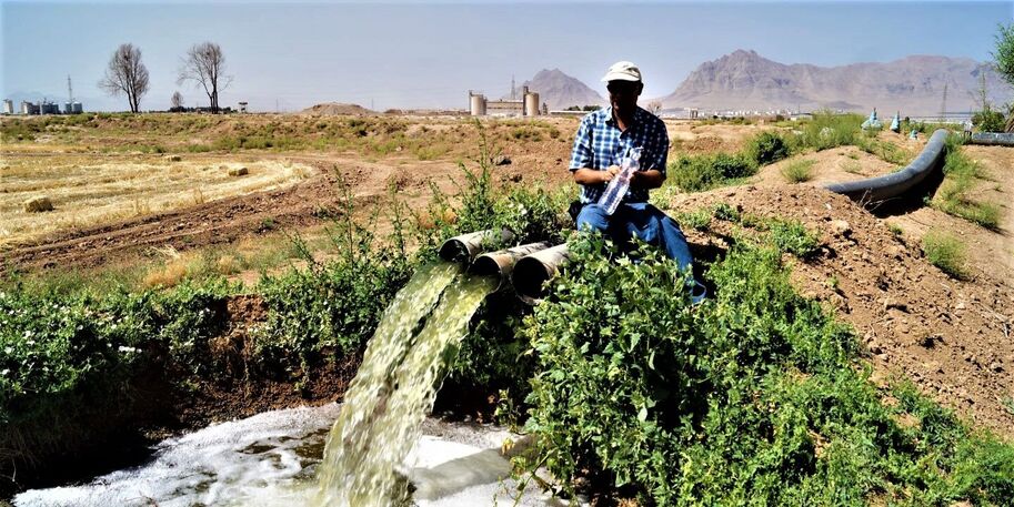 Anischt Wasserlauf im Iran