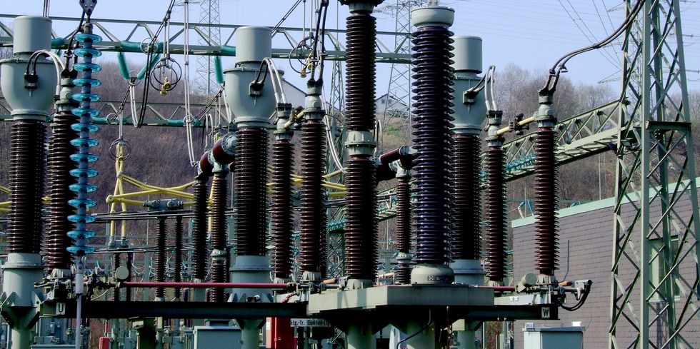 Detailansicht Umspannwerk