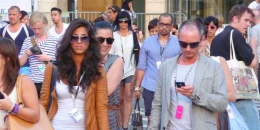 Menschenmenge in Berlin