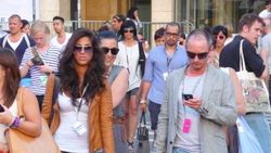 Menschenmenge in Berlin