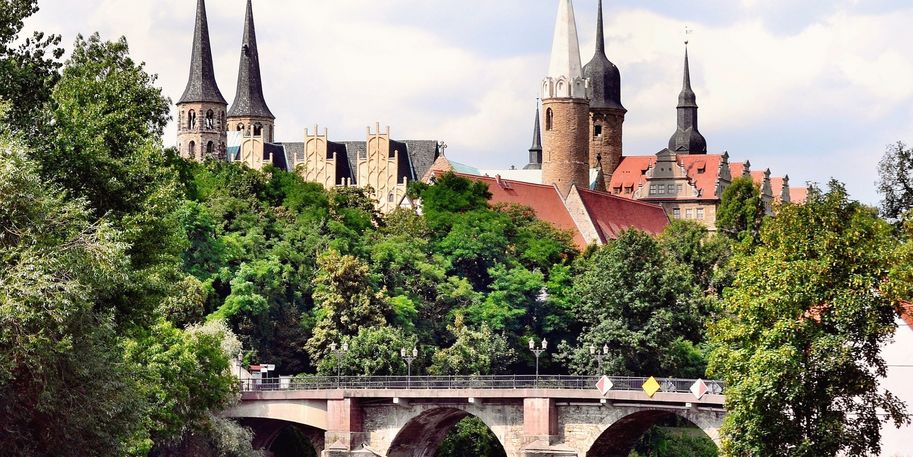 Ansicht der Stadt Merseburg, Bildquelle: Andreas Hermsdorf  / pixelio.de